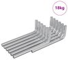vidaXL Chiave Esagonale 1800 pcs Argento 32 x 86 mm Acciaio