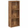 vidaXL Armadio da bagno a muro Legno vecchio 20 x 10 x 50 cm