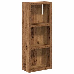 vidaXL Armadio da bagno a muro Legno vecchio 20 x 10 x 50 cm