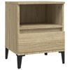 vidaXL Comodino Rovere Sonoma 40x35x50 cm