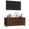 vidaXL Mobile Porta TV Rovere Marrone 102x44,5x50 cm Legno Multistrato