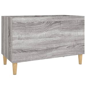 vidaXL Mobile Porta Dischi Grigio Sonoma 74,5x38x48 Legno Multistrato