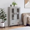 vidaXL Credenza Grigio Sonoma 69,5x31x115 cm in Legno Multistrato