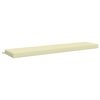 vidaXL Cuscino per panchina SOEST 100% Poliestere Crema