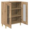 vidaXL Credenza Rovere artigianale 69,5 x 34 x 90 cm Legno multistrato