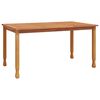 vidaXL Tavolo da Pranzo da Giardino 150x90x75cm Legno Massello di Teak