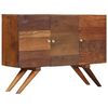 vidaXL Credenza in Legno Massello di Recupero 110x30x75 cm Marrone