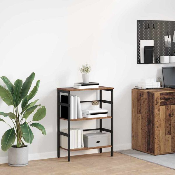 vidaXL Libreria Legno vecchio 60 x 29,5 x 81 cm Legno multistrato