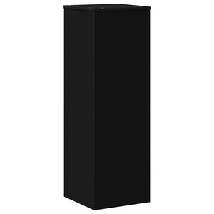 vidaXL Supporto per Piante Nero 33x33x100 cm in Truciolare