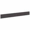 vidaXL Bordura per Prato 30 pz 100 x 12 cm Acciaio Nero