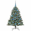 vidaXL Albero di Natale artificiale con 150 LED Verde 85 x 85 x 120 cm