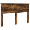 vidaXL Testiera Rovere fum&eacute; Legno multistrato