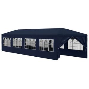 vidaXL Gazebo da Giardino 3x12 m Blu