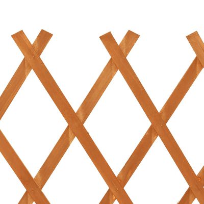 vidaXL Traliccio da Giardino Arancione 120x90 cm Massello di Abete