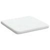 vidaXL Cuscini per Seduta 4 pcs Bianco 40 x 40 x 3 cm Tessuto
