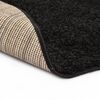 vidaXL Tappeto Shaggy 160 cm Nero