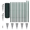 vidaXL Recinzione Europea in Acciaio 25 x 1,2 m Verde