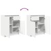 vidaXL Credenza con Cassetto Bianco 71x35x84 cm in Legno Multistrato
