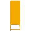 vidaXL Credenza Giallo Senape 68x39x111,5 cm in Acciaio