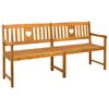 vidaXL Panchina da esterno Naturale 180 x 55,5 x 90 cm
