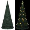 vidaXL Albero di Natale Artificiale Apribile Preilluminato Verde 150cm