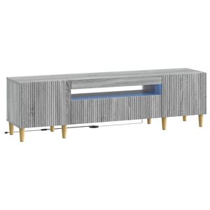vidaXL Mobile TV LED ARNHEM 153 x 35 x 43 cm Sonoma grigio