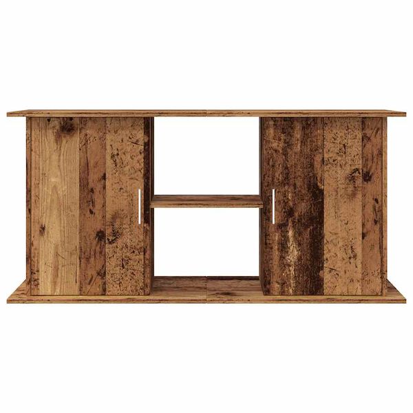 vidaXL Supporto Acquario 121x41x58cm in Legno Multistrato Legno Antico