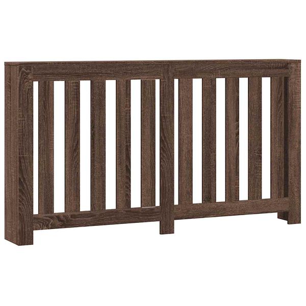 vidaXL Copertura Termosifone Rovere Marrone 149x20x82cm in Multistrato