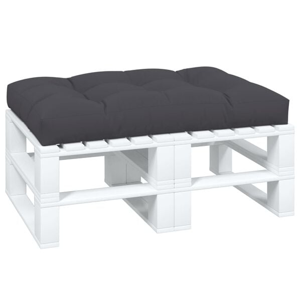 vidaXL Cuscino per Pallet Antracite 120x80x12 cm in Tessuto