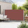 vidaXL Tenda Laterale Retrattile per Patio 180x500 cm Marrone