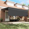 vidaXL Tenda Retrattile Antracite 450 &times; 300 cm Poliestere e Alluminio