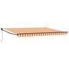 vidaXL Tenda retrattile Giallo e Arancione 450 x 300 x 165 cm