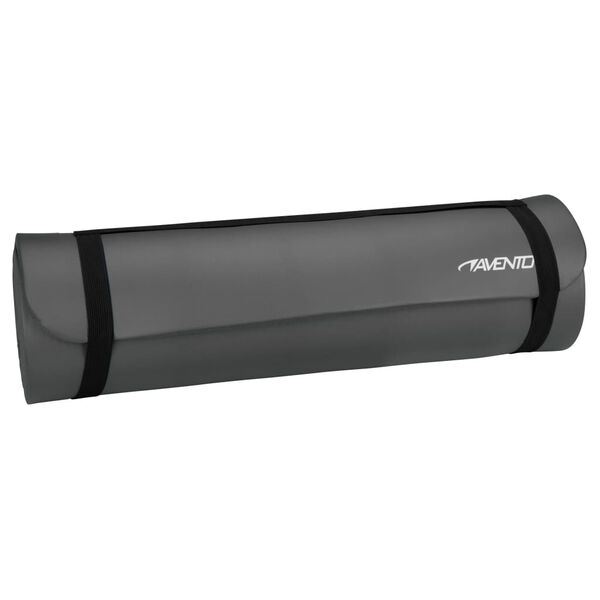 Avento Tappetino per Fitness/Yoga in Schiuma NBR Grigio