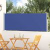 vidaXL Tenda Laterale Retrattile per Patio 100x300 cm Blu