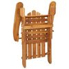 vidaXL Sedia Adirondack Giardino con Poggiapiedi Legno Massello Acacia
