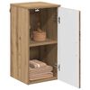 vidaXL Mobile da Bagno con porta Rovere artigianale 30 x 31,5 x 61 cm