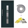 vidaXL Porta Frontale Antracite 108 x 208 cm PVC