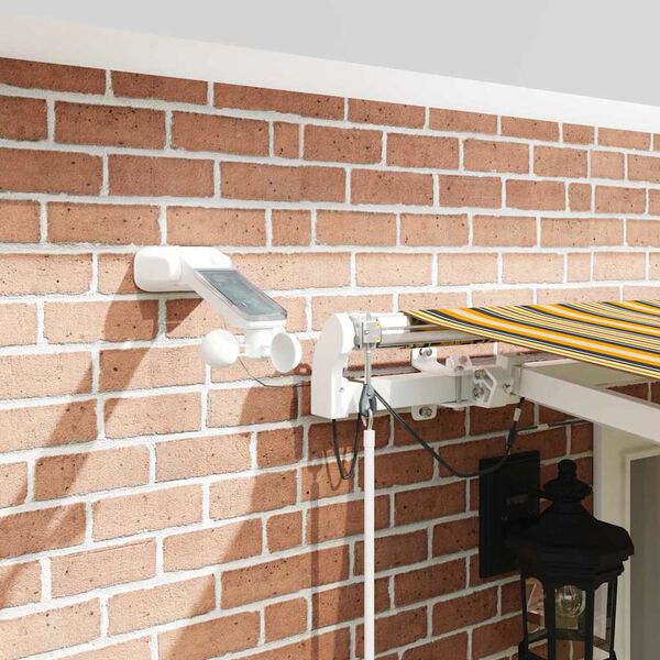 vidaXL Tenda Retrattile Multicolore 500 &times; 350 cm Poliestere e Metallo