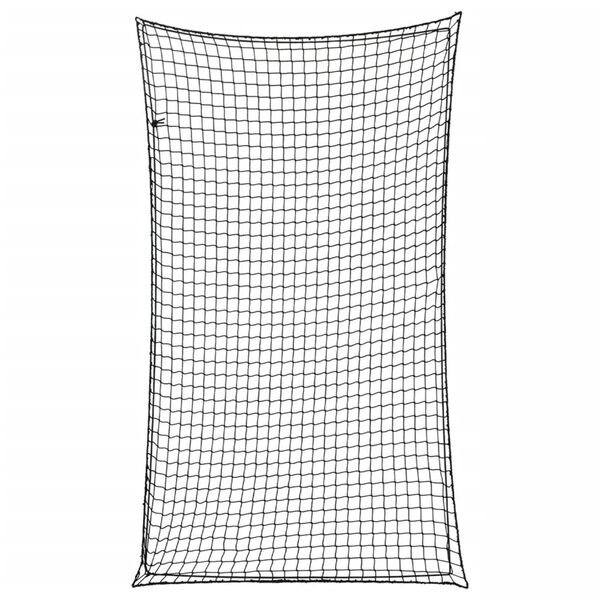 vidaXL Rete per Rimorchio con Corda Elastica Nero 6x3,5 m in PP