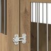vidaXL Gabbia Cani Arredamento Rovere Artigianale Legno Multistrato