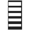 vidaXL Libreria/Divisorio Nero 80x30x166 cm in Truciolato