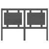 vidaXL Testiera per Letto Grigia 145,5x4x100 cm Legno Massello di Pino