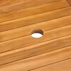 vidaXL Set da Pranzo per Giardino 9 pz in Legno Massello di Teak