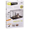 Ferplast Gabbia per Cani Dog-Inn 75 77,4x48,5x54,6 cm Grigia
