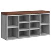 vidaXL Scarpiera Grigio Sonoma 103x30x48 cm in Legno Multistrato