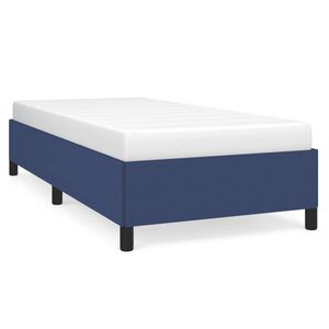 vidaXL Giroletto senza Materasso Blu 90x200 cm in Tessuto
