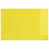 vidaXL Rivestimento da Cucina 2 pcs Giallo 90 x 60 cm vetro temperato