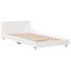 vidaXL Letto senza Materasso Bianco 90x190 cm in Legno Massello Pino