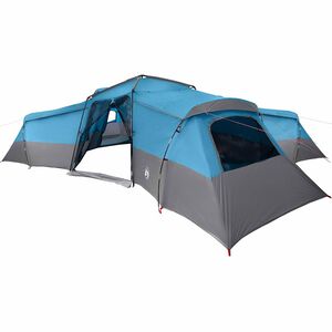 vidaXL Tenda Familiare con tetto Blu 833 x 585 x 216 cm taffetà