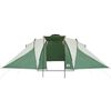 vidaXL Tenda da Campeggio a Cupola per 6 Persone Verde Impermeabile